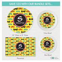 Super Hero Masks Kids Placemats