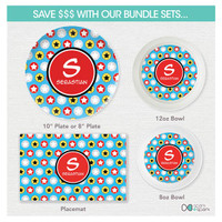 Super Hero Stars Kids Placemats