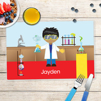 Cool Scientist Boy Kids Placemat