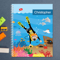 Under the Sea Boy Kids Notebook