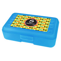Super Hero Masks Personalized Pencil Box