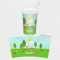 Cute Animals In The Forest Toddler Cup