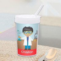 Cool Scientist Boy Toddler Cup