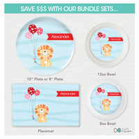Balloon Lion Kids Placemat