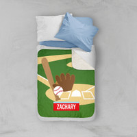 Baseball Fan Sherpa Blanket