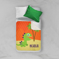 Baby Dinosaur Sherpa Blanket