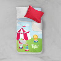 Fun Circus Sherpa Blanket