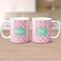 Quatrefoil Beauty Ceramic Mug