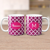 Quatrefoil Beauty Ceramic Mug