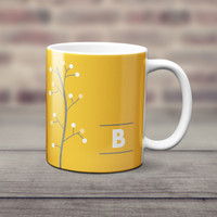 Modern Thin Tree Ceramic Mug