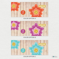 Rustic Flower Ceramic Mug