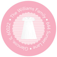 Sweet Baptism Gown Christian Address Labels