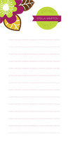 Bold Beauty Personalized List Pad