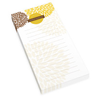 Yellow And Bold Personalized List Pad