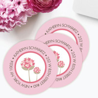 Poms Poms Circle Label Set