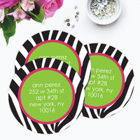 Zebralicious Label Set