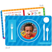 My own boy table set light blue Kids Placemat
