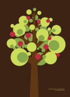 Cute Apple Tree Card
