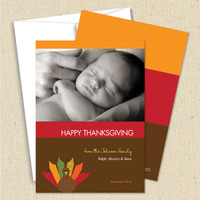 Front and back (optional) with white envelope