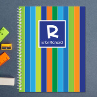 Bold Stripes Kids Notebook