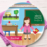 Learning Time Kids Plates