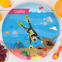 Under The Sea Girl Kids Plates