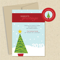 Shown with optional light kraft envelope and matching return address label