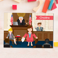 Legally Correct Girl Personalized Puzzles
