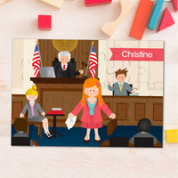Legally Correct Girl Personalized Puzzles