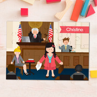 Legally Correct Girl Personalized Puzzles