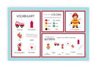 Call a Firefighter Kids Placemat