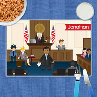 Legally Correct Boy Kids Placemat