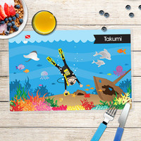 Under the Sea Boy Kids Placemat