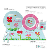 Spring Flowers Kids Plates