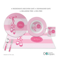 My Ballerina Shoes Kids Plates