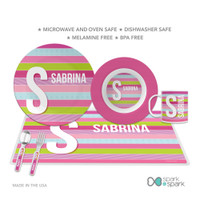 Sweet Lines Kids Plates