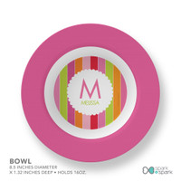 Bold & Fun Stripes Kids Plates