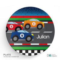Race To Finish Kids Plates