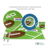 Football Fan Kids Plates