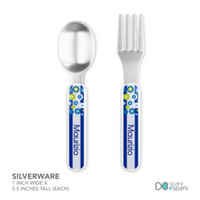 Circles And Circles Blue Kids Plates