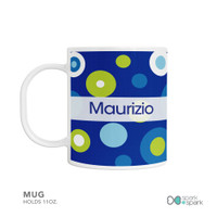 Circles And Circles Blue Kids Plates