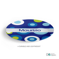 Circles And Circles Blue Kids Plates