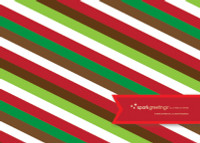 Modern Poinsettas Christmas Photo Cards