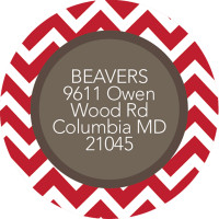 A Holiday Post Christmas Address Labels