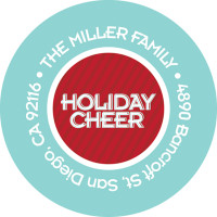 A Merry Kind of Way Christmas Address Labels