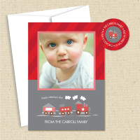 Shown with optional label and colored envelope