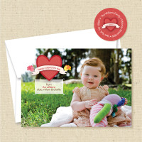 Shown with optional label and colored envelope