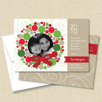 Front and back (optional) with white envelope