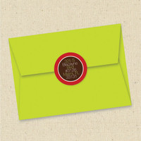 White Candy Stripes Christmas Address Labels