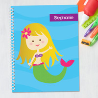Cute Mermaid Kids Notebook